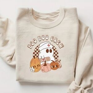 Boo Crew Halloween Sweater